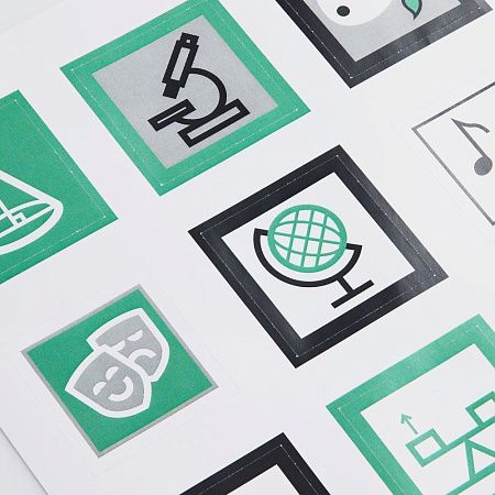 Стикерпак бумажный Industry, наука и искусство