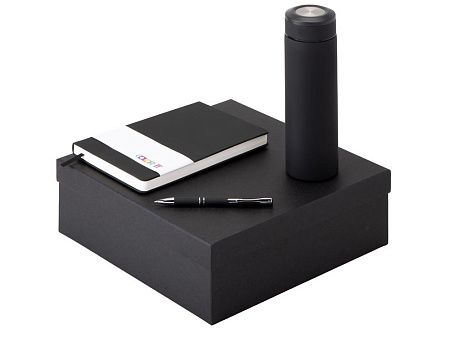 Подарочный набор "Color it" с блокнотом, металлической ручкой и термосом