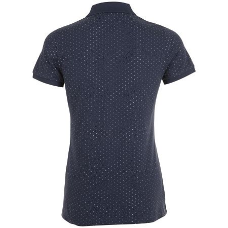 Рубашка поло женская Brandy Women, темно-синяя с белым, размер XL