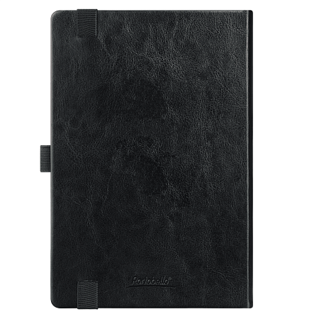 Ежедневник Galaxy недатированный, жесткая обложка, срез голограф. фольга, черный