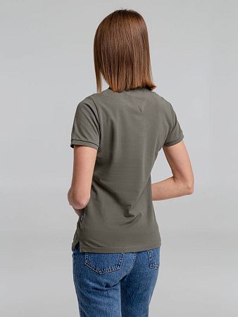 Рубашка поло женская Neptune, темно-серая, размер M