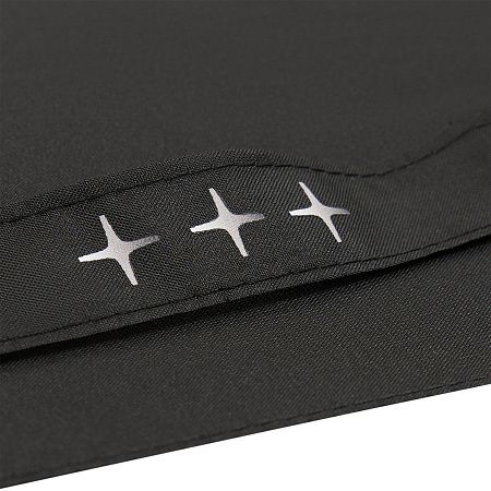 Зонт складной Филтон (Filton), черный с системой безопасности (Safety System)