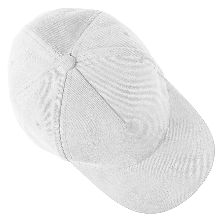 Кепка 5-панельная Greenwich 350, c белым сендвичем, белая
