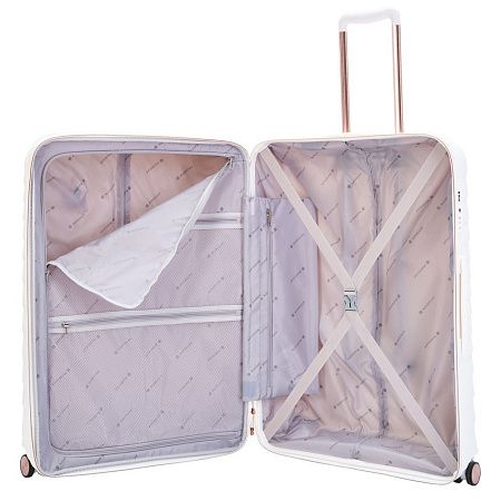 Чемодан Victoria L, белый