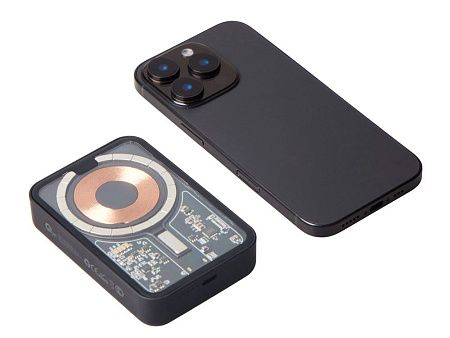 Беспроводной магнитный внешний аккумулятор с QC\PD «MagnifIQ», 10000 мАч, 15 Вт