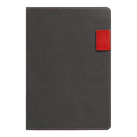 Ежедневник Flexy Freedom Latte А5, серый/красный, недатированный, в гибкой обложке