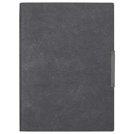 Ежедневник Flexy Foggia Shamois B5, серый, недатированный, в гибкой обложке, в подарочной коробке