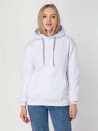 Толстовка с капюшоном Unit Kirenga Heavy, белая, размер XS