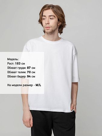 Футболка унисекс оверсайз Street Vibes, молочно-белая, размер XS/S