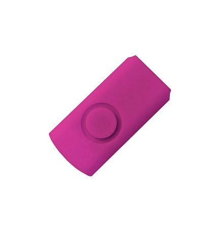 Корпус для флеш накопителя Twister, пластик Софт Тач, розовый