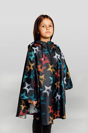 Дождевик-пончо детский AquaStop Kids на заказ, размер 6–8 лет (116-132 см)