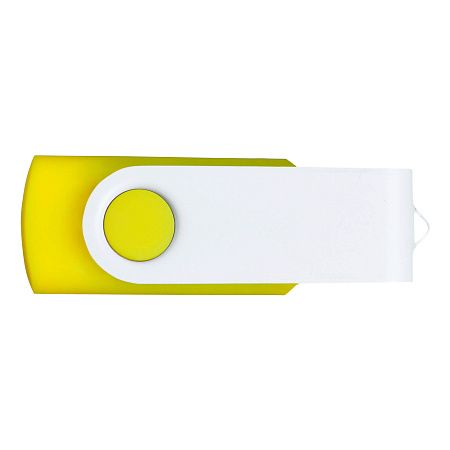 Флешка TWIST WHITE COLOR Желтая с белым 4015.04.07.8ГБ