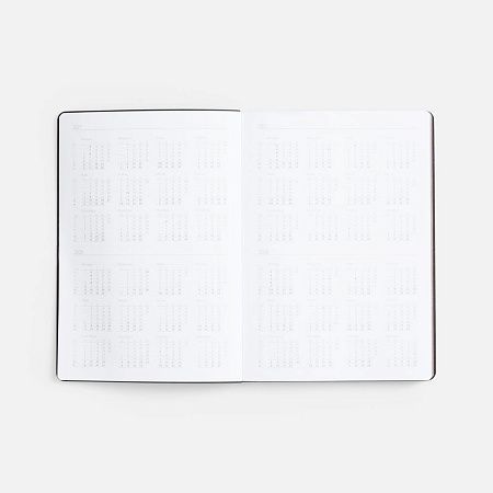 Ежедневник Nebraska Flex, недатированный, синий с золотистым