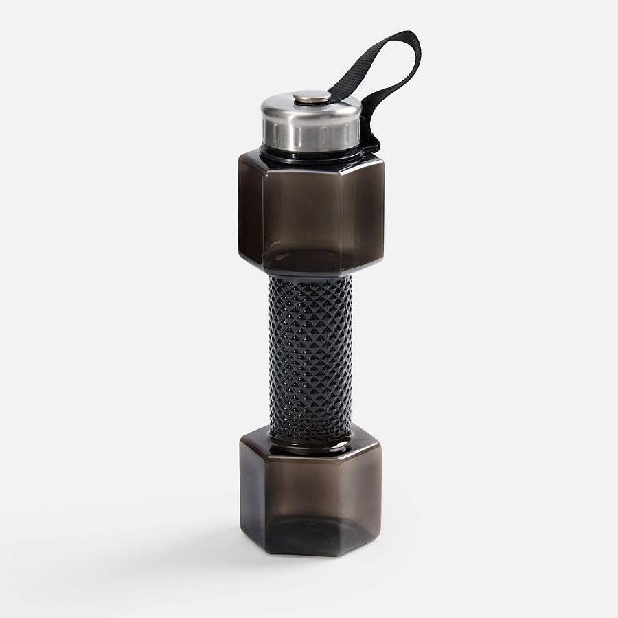 Бутылка для воды Hantelis, черная