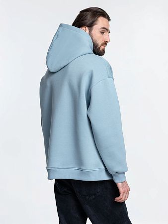 Худи Kulonga Oversize, серо-голубое, размер XS/S