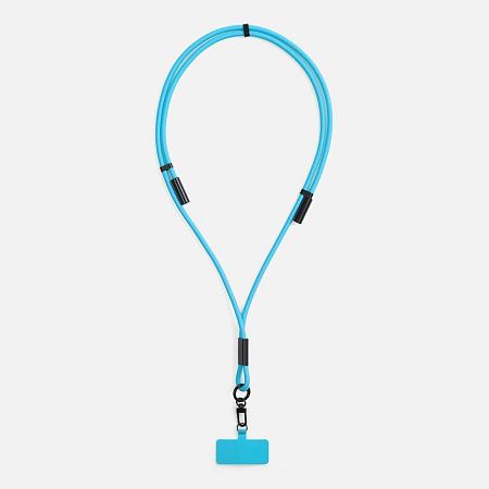 Кабель-ланьярд energyFlex Power Delivery 60 Вт, голубой