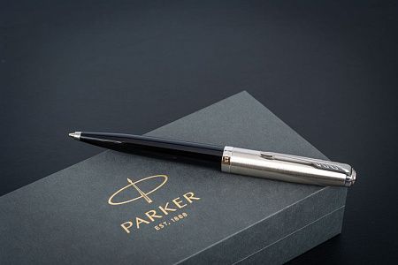 Ручка шариковая Parker 51 Black CT, черная