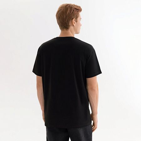 Футболка унисекс KRIS, 150 гр., черная