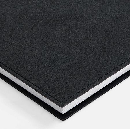 Ежедневник Notera Maxi, недатированный, черный