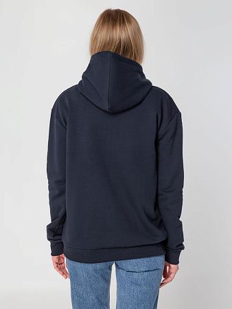 Толстовка с капюшоном Unit Kirenga Heavy, темно-синяя, размер XS