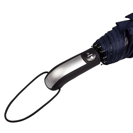 Зонт складной автоматический  Forest BERGEN, диаметр 116 см, 10 панелей, с UV защитой в подарочной коробке, темно-синий