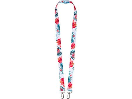 Ланъярд под сублимацию с 2-мя карабинами, 2 см