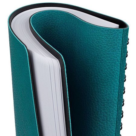 Ежедневник Strep Front на заказ, недатированный, бирюзовый