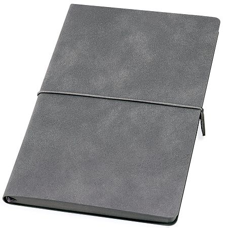 Ежедневник A5 недатированный Massimo в мягком переплёте, серый