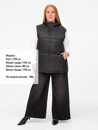 Жилет двусторонний V2, черный, размер XS/S