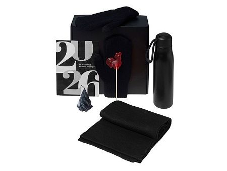 Подарочный набор «Re:Air» с варежками, шарфом и термосом