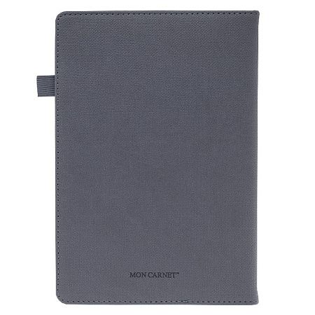 Ежедневник Smart Geneva Ostende А5, серый, недатированный, в твердой обложке с поролоном