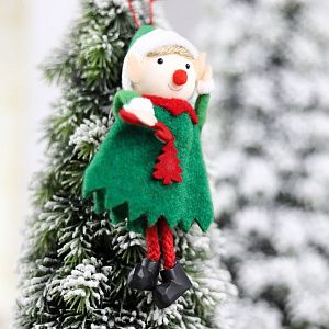 Новогоднее украшение Эльф, красный