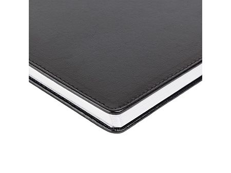 Ежедневник недатированный А4 «Sidney Nebraska» с серебряным срезом