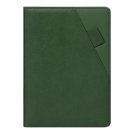 Ежедневник Smart Calabria Lafite A5, недатированный, в твердой обложке с поролоном, зеленый