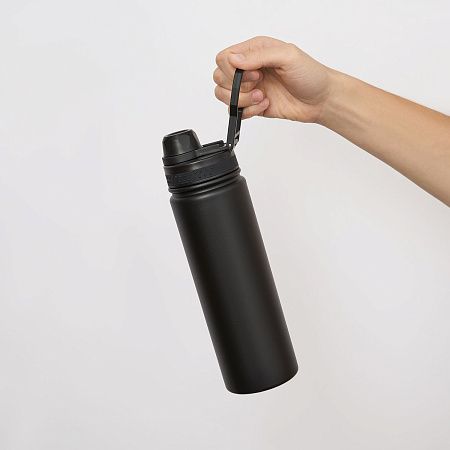 Термобутылка вакуумная герметичная Savona, черная