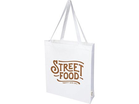 Эко-сумка «Madras» с ластовицей из переработанного хлопка