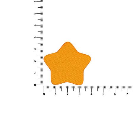 Наклейка тканевая Lunga Bial, M, оранжевый неон