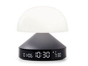 Светильник с часами и световым будильником Mina Sunrise