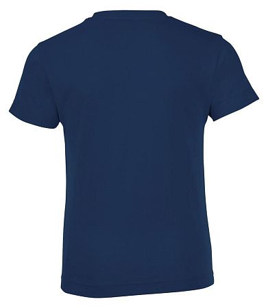 Футболка детская Regent Fit Kids, кобальт (темно-синяя), размер 4 года (96-104 см)