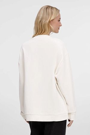 Свитшот унисекс Sinkopa, молочно-белый, размер XS/S