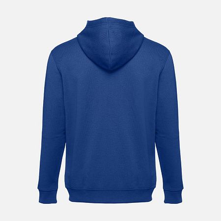 Толстовка мужская на молнии с капюшоном Amsterdam, ярко-синяя, размер L