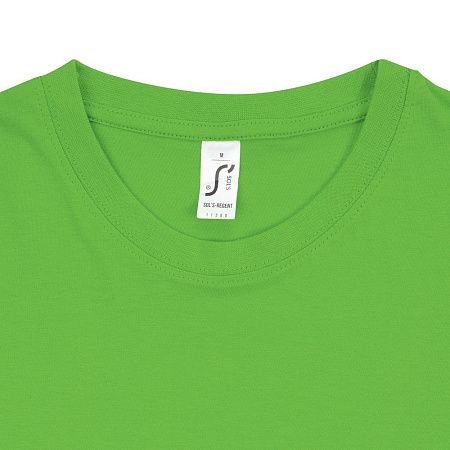 Футболка унисекс Regent 150, зеленый лайм, размер XS