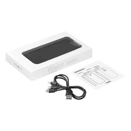 Внешний аккумулятор Optima 10000 mAh, черный