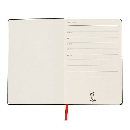 Ежедневник A5 недатированный Simflex в мягком переплёте, красный