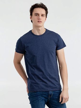Футболка мужская Regent Fit 150, синий меланж, размер XS
