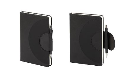 Ежедневник недатированный "Сицилия", формат А5, черный