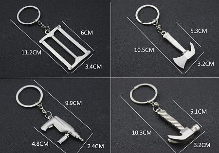 Брелки металлические