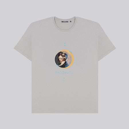 Футболка унисекс Крис (Kris), 150 гр., светло-серая, размер XS