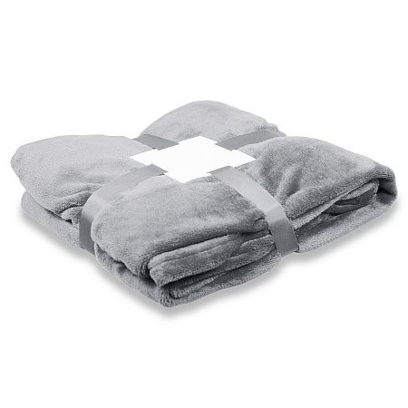 Набор подарочный Solution Duo (плед, термос), серый/белый