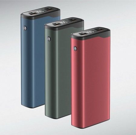 Внешний аккумулятор QL-20, 20000 mAh, 22.5W, QuickCharge 3.0, синий